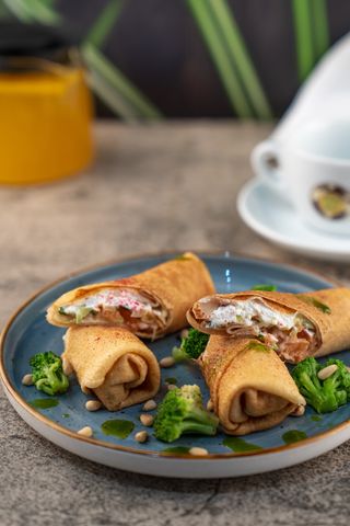 Блины с семгой (200г)