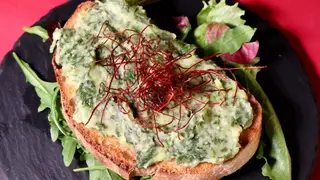 Bruschetta rape & patane