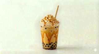 Bubble tea al caramello