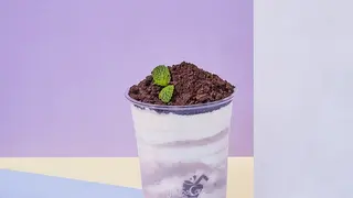 Bubble tea di taro e oreo芋泥奶盖奥利奥