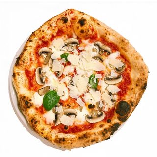 Bufala ai funghi freschi