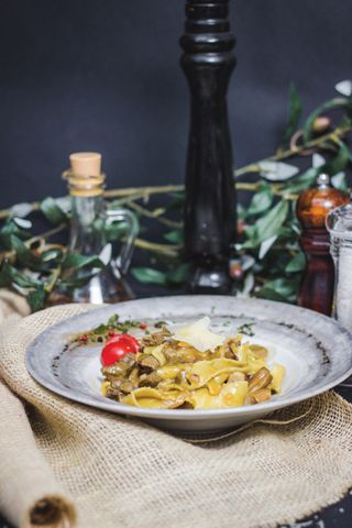 Pasta biftek vrganj