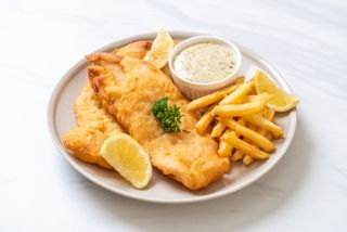 Fish & chips dalmatian
