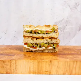 Caprese focaccia