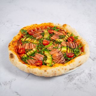 Pizza Losos & Avokado