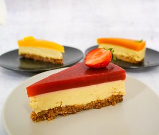 Mango cheesecake