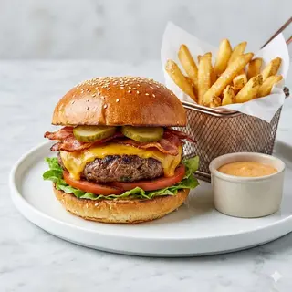 Burger angus panino o piadina