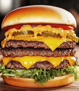 Burger Double Cheese