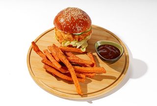 Бургер с креветкой (300г)