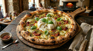 Burrata al pistacchio