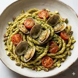 Busiate alla Mediterranea