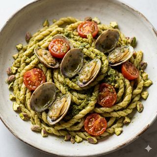 Busiate alla Mediterranea