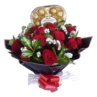 Standing Bouquet with Chocolates