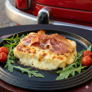 Caciocavallo piasrato con fior di culatello