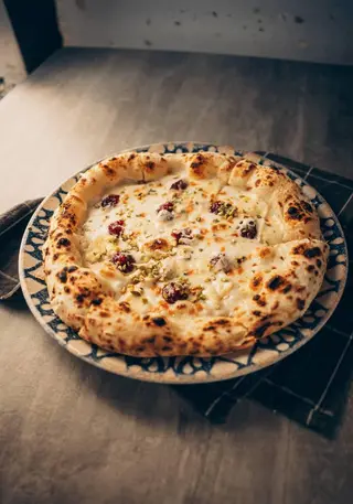 Pizza Camembert and Hot Honey