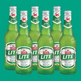 6x Castle Lite 375ml Bottle