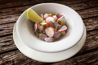 Ceviche de camarones