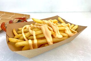Cheddar fries
