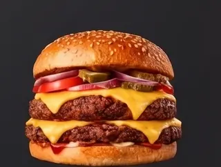 Cheeseburger menú