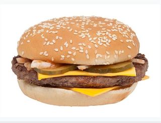 Cheeseburger sandwich