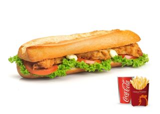 Chicken baguette - menù