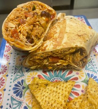 Chicken burrito