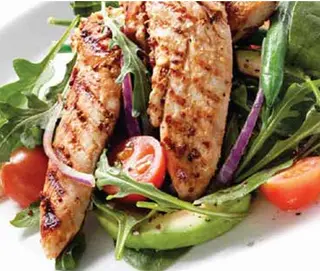 Chicken grill salad