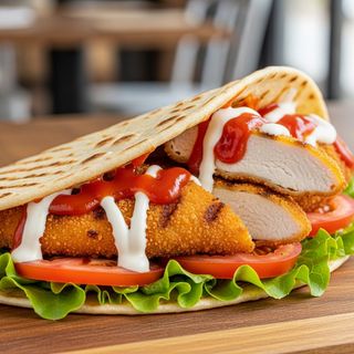 Chicken roll menù