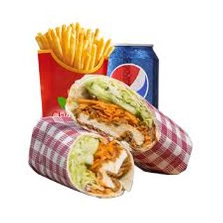 Chicken wrap menù