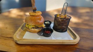 Cheeseburger double smash