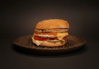 Чизбургер куриный двойной (340г)