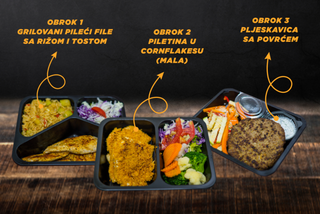 Ponedjeljak 1283 kcal cjelodnevni obroci