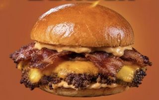Classic bacon smash burger