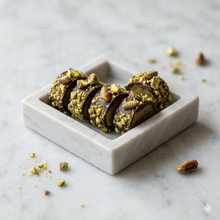 5 Praline choco green al pistacchio