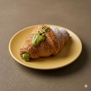 Cornetto con pistacchio