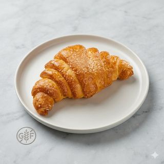Cornetto senza glutine farcito con marmellata di albicocche