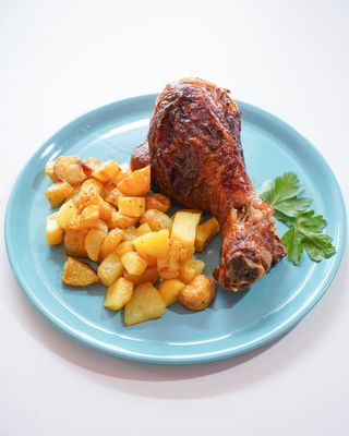 Cosciotto di tacchino con patate