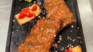 Costine di maiale in salsa bbq