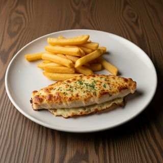 Cotoletta di lonzino ai 4 formaggi