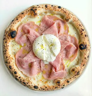 Cotto e burrata