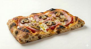 Prosciutto e funghi al taglio