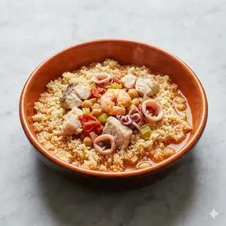 Combo Menù - Brik + cous cous di pesce + bevanda a scelta