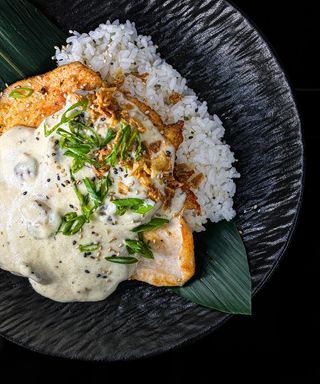 Creamy miso chicken