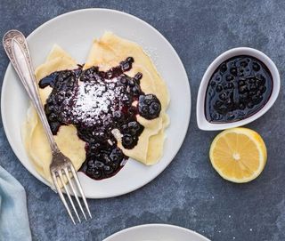 Crepes de Mirtilo