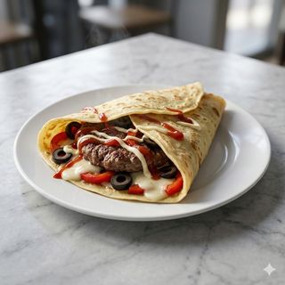 Crepes salato burger