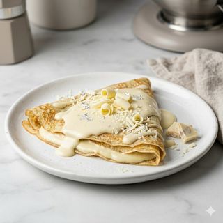 Crêpes cioccolato bianco