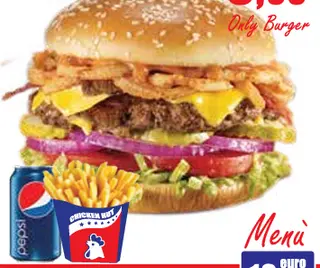 Crispy burger