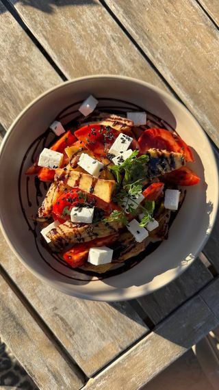 Crispy Eggplant Salad