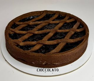 Crostata cacao e visciole