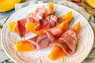 Crudo e melone